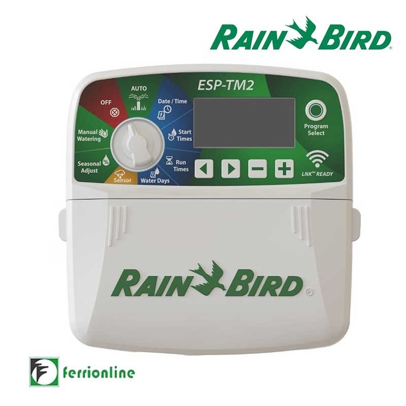 Centralina  Programmatore Rain Bird 8 stazioni Serie ESP-TM2- 8 STAZIONI per interno